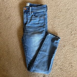 J. Crew 8” Toothpick Denim Jeans
